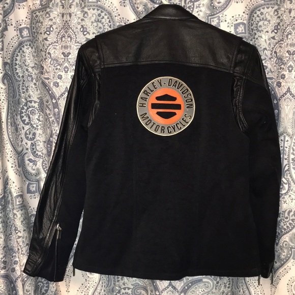 MOTORCYCLEleather & suede Harley jacket